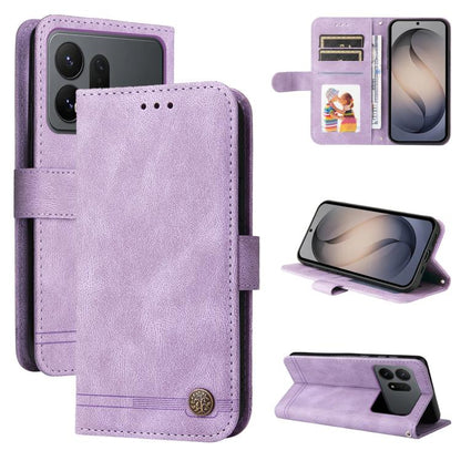Skin Feel Life Tree Metal Button Leather Phone Case, For Galaxy S27 Ultra 5G, For Galaxy S27 Pro 5G, For Galaxy S27 5G, For Galaxy S27+ 5G