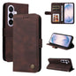 Skin Feel Life Tree Metal Button Leather Phone Case, For Galaxy S27 Ultra 5G, For Galaxy S27 Pro 5G, For Galaxy S27 5G, For Galaxy S27+ 5G