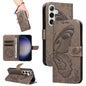 Swallowtail Butterfly Embossed Leather Phone Case, For Samsung Galaxy S25 FE 5G, For Samsung Galaxy S25 / S24 5G, For Samsung Galaxy S25+ / S24+ 5G, For Samsung Galaxy S25 Ultra 5G