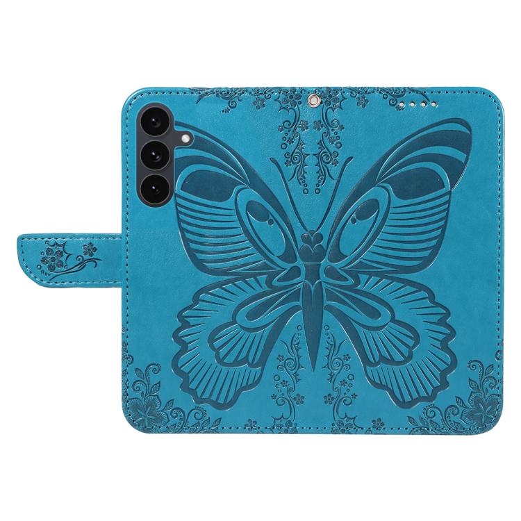 Swallowtail Butterfly Embossed Leather Phone Case, For Samsung Galaxy S25 FE 5G, For Samsung Galaxy S25 / S24 5G, For Samsung Galaxy S25+ / S24+ 5G, For Samsung Galaxy S25 Ultra 5G