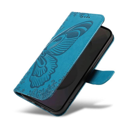 Swallowtail Butterfly Embossed Leather Phone Case, For Samsung Galaxy S25 FE 5G, For Samsung Galaxy S25 / S24 5G, For Samsung Galaxy S25+ / S24+ 5G, For Samsung Galaxy S25 Ultra 5G