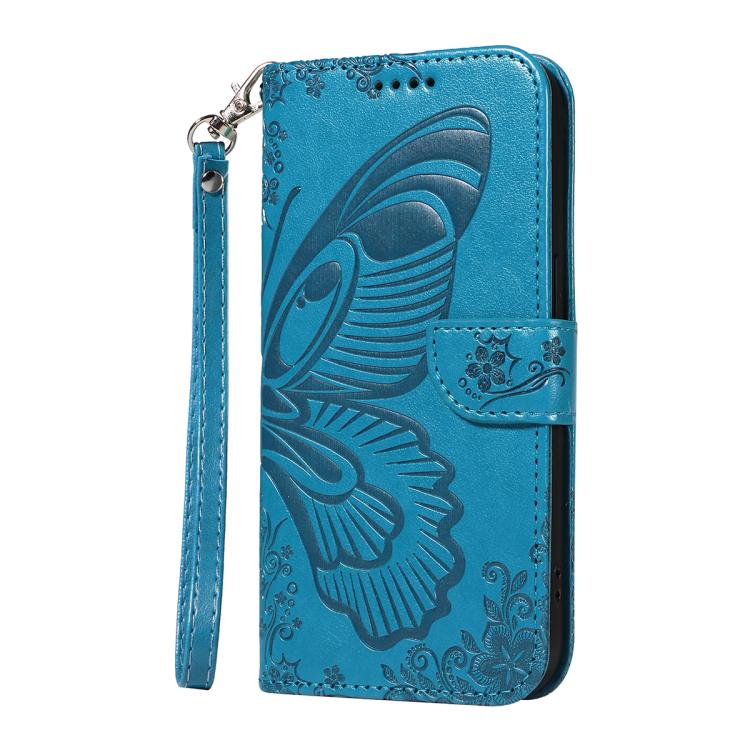 Swallowtail Butterfly Embossed Leather Phone Case, For Samsung Galaxy S26 Edge 5G, For Samsung Galaxy S26 Ultra 5G, For Samsung Galaxy S26 Pro 5G, For Samsung Galaxy S25 FE 5G