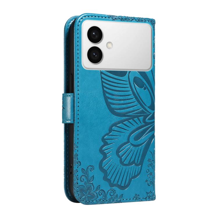 Swallowtail Butterfly Embossed Leather Phone Case, For Samsung Galaxy S26 Edge 5G, For Samsung Galaxy S26 Ultra 5G, For Samsung Galaxy S26 Pro 5G, For Samsung Galaxy S25 FE 5G