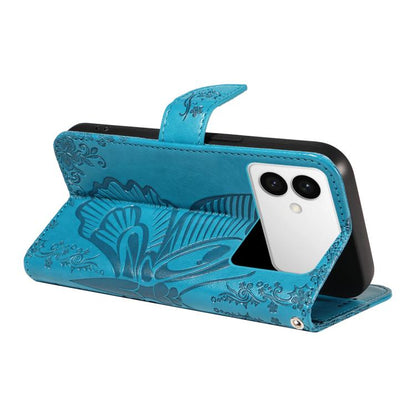 Swallowtail Butterfly Embossed Leather Phone Case, For Samsung Galaxy S26 Edge 5G, For Samsung Galaxy S26 Ultra 5G, For Samsung Galaxy S26 Pro 5G, For Samsung Galaxy S25 FE 5G