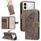 Swallowtail Butterfly Embossed Leather Phone Case, For Samsung Galaxy S26+ 5G, For Samsung Galaxy S26 Edge 5G, For Samsung Galaxy S26 Ultra 5G, For Samsung Galaxy S26 5G