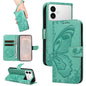 Swallowtail Butterfly Embossed Leather Phone Case, For Samsung Galaxy S26+ 5G, For Samsung Galaxy S26 Edge 5G, For Samsung Galaxy S26 Ultra 5G, For Samsung Galaxy S26 5G