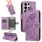 Swallowtail Butterfly Embossed Leather Phone Case, For Samsung Galaxy S26+ 5G, For Samsung Galaxy S26 Edge 5G, For Samsung Galaxy S26 Ultra 5G, For Samsung Galaxy S26 5G