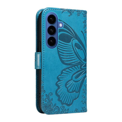 Swallowtail Butterfly Embossed Leather Phone Case, For Samsung Galaxy S26+ 5G, For Samsung Galaxy S26 Edge 5G, For Samsung Galaxy S26 Ultra 5G, For Samsung Galaxy S26 5G