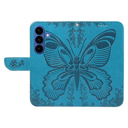Swallowtail Butterfly Embossed Leather Phone Case, For Samsung Galaxy S26+ 5G, For Samsung Galaxy S26 Edge 5G, For Samsung Galaxy S26 Ultra 5G, For Samsung Galaxy S26 5G