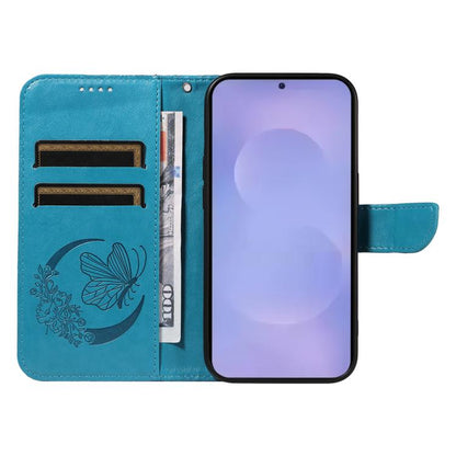 Swallowtail Butterfly Embossed Leather Phone Case, For Samsung Galaxy S26+ 5G, For Samsung Galaxy S26 Edge 5G, For Samsung Galaxy S26 Ultra 5G, For Samsung Galaxy S26 5G