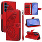 Swallowtail Butterfly Embossed Leather Phone Case, For Galaxy S26 FE 5G, For Galaxy S26+ 5G, For Galaxy S26 Edge 5G, For Galaxy S26 Ultra 5G