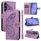 Swallowtail Butterfly Embossed Leather Phone Case, For Galaxy S26 FE 5G, For Galaxy S26+ 5G, For Galaxy S26 Edge 5G, For Galaxy S26 Ultra 5G