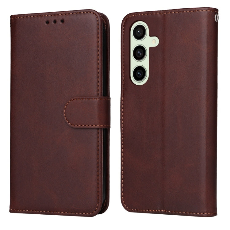 Classic Calf Texture Flip Leather Phone Case