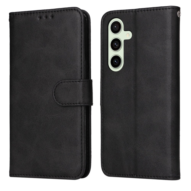 Classic Calf Texture Flip Leather Phone Case, For Galaxy S25 Ultra 5G, For Galaxy S24 FE 5G