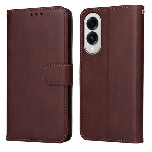 Classic Calf Texture Flip Leather Phone Case, For Samsung Galaxy S25 Edge 5G, For Samsung Galaxy S25 5G, For Samsung Galaxy S25+ 5G, For Samsung Galaxy S25 Ultra 5G
