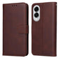 Classic Calf Texture Flip Leather Phone Case, For Galaxy S26 5G, For Galaxy S25 Edge 5G, For Galaxy S25 5G, For Galaxy S25+ 5G