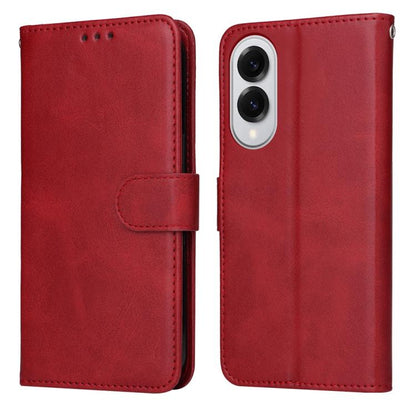 Classic Calf Texture Flip Leather Phone Case, For Galaxy S26 5G, For Galaxy S25 Edge 5G, For Galaxy S25 5G, For Galaxy S25+ 5G