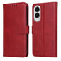 Classic Calf Texture Flip Leather Phone Case, For Galaxy S26 5G, For Galaxy S25 Edge 5G, For Galaxy S25 5G, For Galaxy S25+ 5G