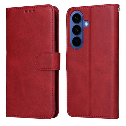 Classic Calf Texture Flip Leather Phone Case, For Galaxy S26 5G, For Galaxy S25 Edge 5G, For Galaxy S25 5G, For Galaxy S25+ 5G