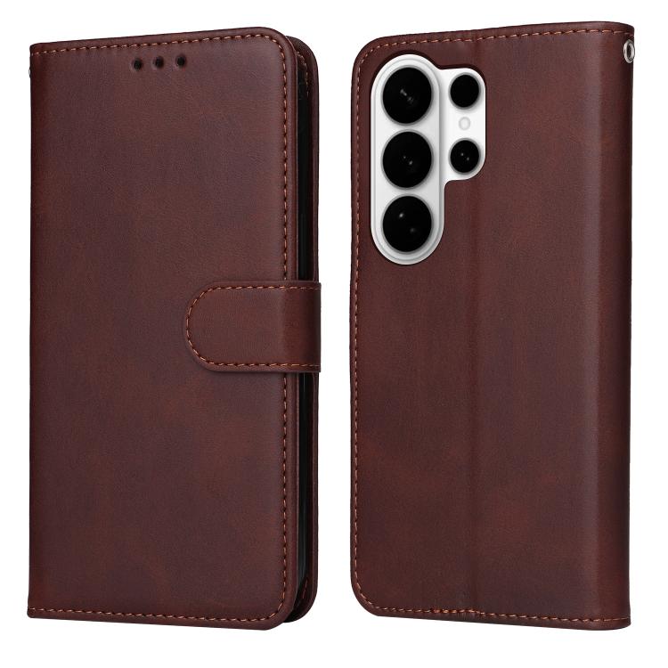 Classic Calf Texture Flip Leather Phone Case, For Galaxy S26 FE 5G, For Galaxy S26+ 5G, For Galaxy S26 Edge 5G, For Galaxy S26 Ultra 5G