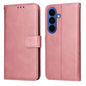 Classic Calf Texture Flip Leather Phone Case, For Galaxy S26 FE 5G, For Galaxy S26+ 5G, For Galaxy S26 Edge 5G, For Galaxy S26 Ultra 5G