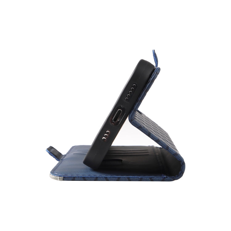 Dual-color Rhombic Lattice Leather Phone Case, For OPPO Reno12 Pro 5G Global, For OPPO Reno12 5G Global