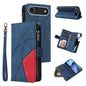 Dual-color 9 Card Slots Zipper Wallet Leather Phone Case, For iPhone Air, For iPhone 16 Pro Max, For iPhone 16 Pro, For iPhone 16 Plus