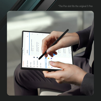 NILLKIN Flex Pure PC + Liquid Silicone Phone Case with S Pen