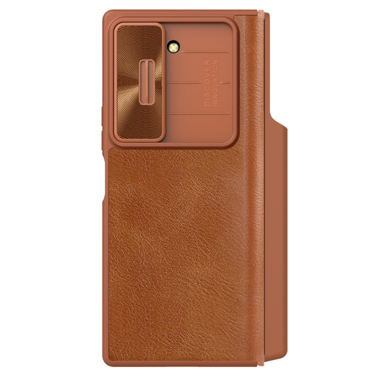 NILLKIN QIN Series Pro Sliding Camera Cover Design Leather Phone Case