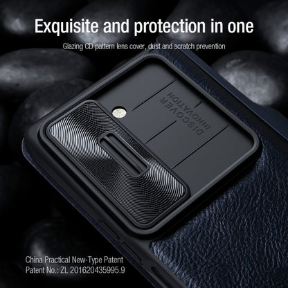 NILLKIN QIN Series Pro Sliding Camera Cover Design Leather Phone Case