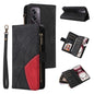 Dual-color 9 Card Slots Zipper Wallet Leather Phone Case, For OPPO Find X9 Ultra 5G, For OPPO Reno12 F 5G Global, For OPPO A3 Pro 5G / A3 Pro India, For OPPO Reno12 Pro Global