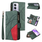 Dual-color 9 Card Slots Zipper Wallet Leather Phone Case, For OPPO Find X9 Ultra 5G, For OPPO Reno12 F 5G Global, For OPPO A3 Pro 5G / A3 Pro India, For OPPO Reno12 Pro Global