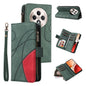 Dual-color 9 Card Slots Zipper Wallet Leather Phone Case, For OPPO Find X9 Ultra 5G, For OPPO Reno12 F 5G Global, For OPPO A3 Pro 5G / A3 Pro India, For OPPO Reno12 Pro Global
