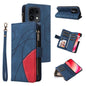 Dual-color 9 Card Slots Zipper Wallet Leather Phone Case, For OPPO Reno16 FS 5G, For OPPO Find X9 Ultra 5G, For OPPO Reno12 F 5G Global, For OPPO A3 Pro 5G / A3 Pro India
