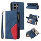 Dual-color 9 Card Slots Zipper Wallet Leather Phone Case, For Galaxy S25 / S24 5G, For Galaxy S25+ / S24+ 5G, For Galaxy S25 Ultra 5G, For Galaxy S24 FE 5G