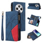 Dual-color 9 Card Slots Zipper Wallet Leather Phone Case, For Redmi Note 14 5G, For Redmi Note 14 Pro / 14 Pro+ 5G, For Redmi 14C 4G Global, For Redmi 13 4G Global