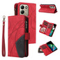 Dual-color 9 Card Slots Zipper Wallet Leather Phone Case, For Redmi Note 17 5G/4G Global 169.7mm, For Redmi Note 17 Pro+ 5G Global 163.4mm, For Redmi 17 5G / 4G Global 170mm, For Redmi  A5 4G 171.7mm / Poco C71