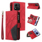 Dual-color 9 Card Slots Zipper Wallet Leather Phone Case, For Redmi Note 17 5G/4G Global 169.7mm, For Redmi Note 17 Pro+ 5G Global 163.4mm, For Redmi 17 5G / 4G Global 170mm, For Redmi  A5 4G 171.7mm / Poco C71