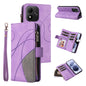 Dual-color 9 Card Slots Zipper Wallet Leather Phone Case, For Redmi Note 17 5G/4G Global 169.7mm, For Redmi Note 17 Pro+ 5G Global 163.4mm, For Redmi 17 5G / 4G Global 170mm, For Redmi  A5 4G 171.7mm / Poco C71