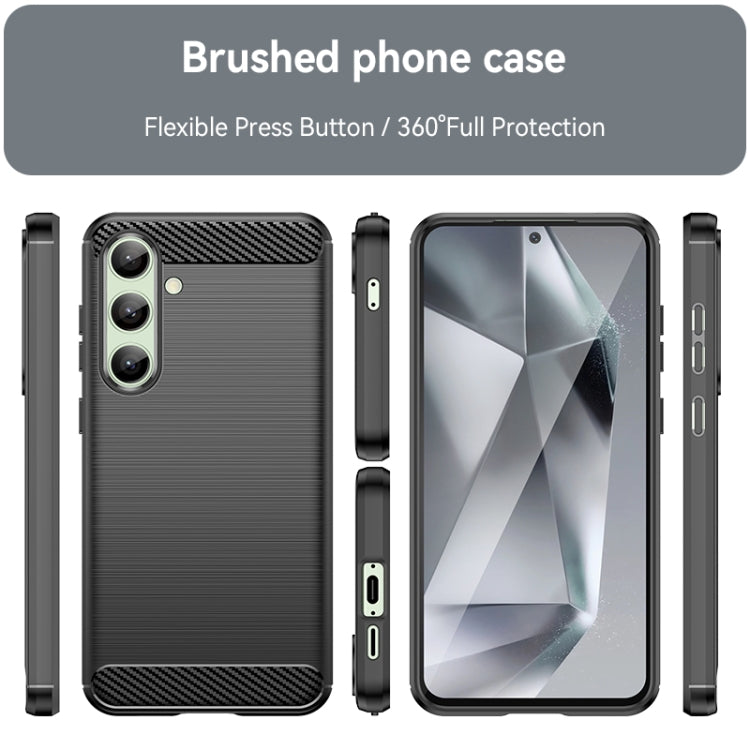 Carbon Fiber Brushed Texture TPU Phone Case