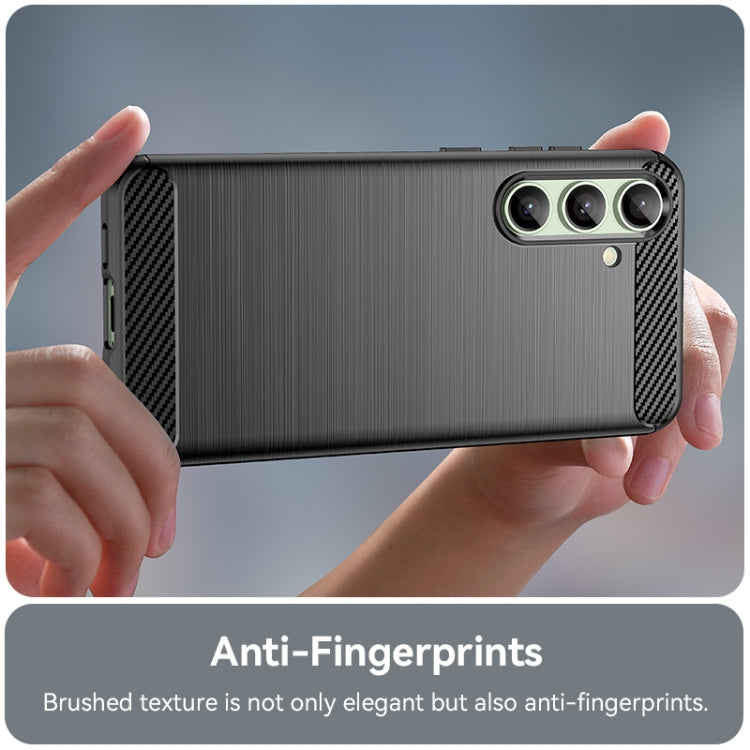 Carbon Fiber Brushed Texture TPU Phone Case