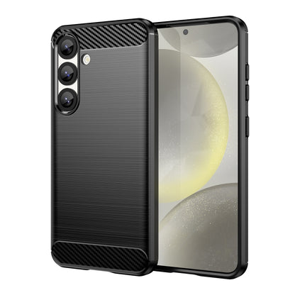 Carbon Fiber Brushed Texture TPU Phone Case