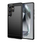 Carbon Fiber Brushed Texture TPU Phone Case, For Samsung Galaxy S25 Ultra 5G, For Samsung Galaxy S24 FE 5G