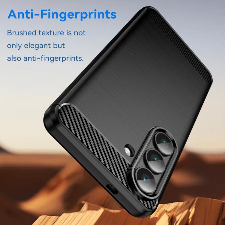 Carbon Fiber Brushed Texture TPU Phone Case