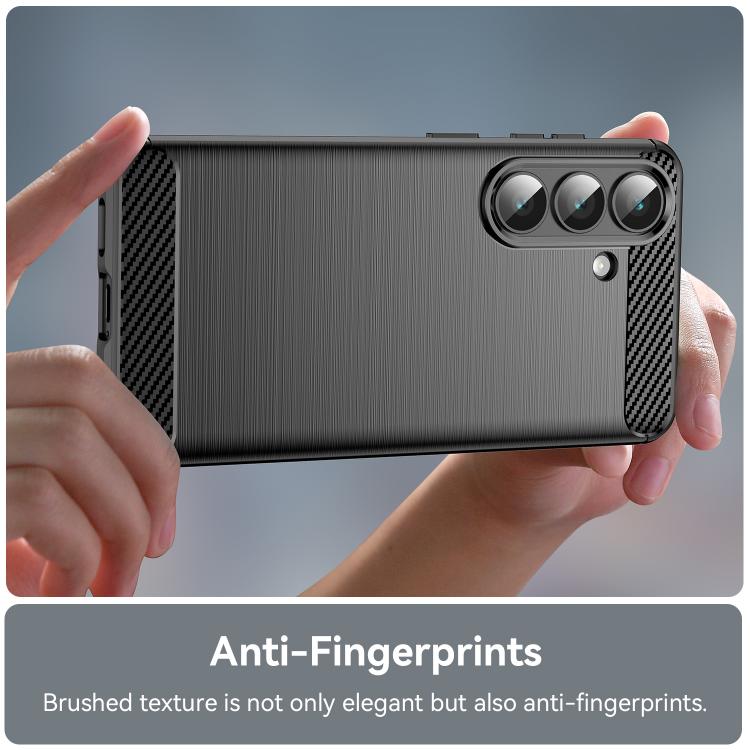 Carbon Fiber Brushed Texture TPU Phone Case