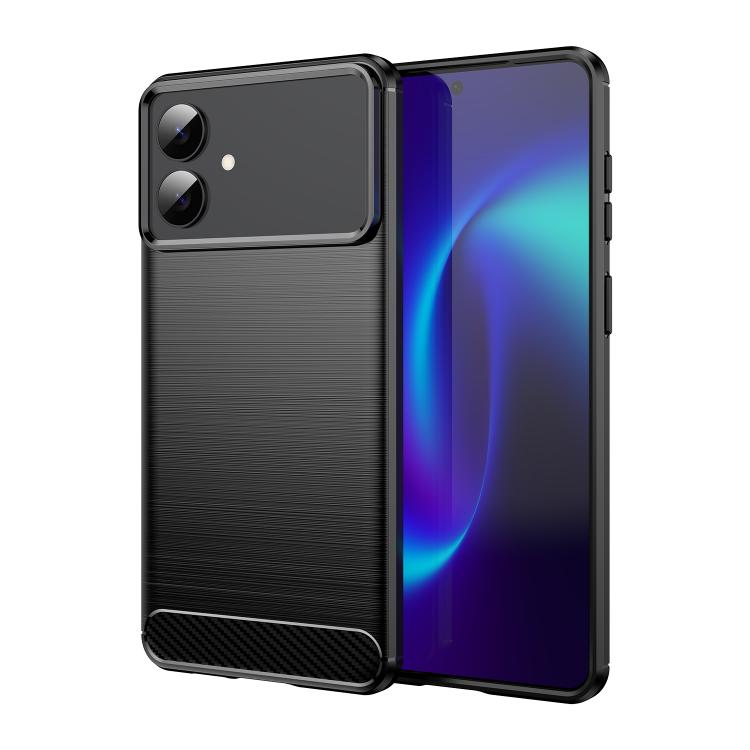 Carbon Fiber Brushed Texture TPU Phone Case