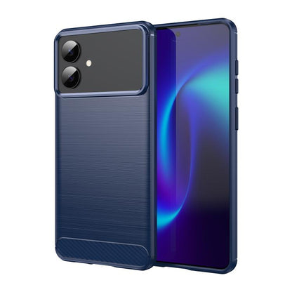 Carbon Fiber Brushed Texture TPU Phone Case