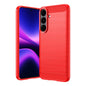 Carbon Fiber Brushed Texture TPU Phone Case, For Galaxy S26 FE 5G, For Samsung Galaxy S26+ 5G, For Samsung Galaxy S26 Edge 5G, For Samsung Galaxy S26 Ultra 5G, For Samsung Galaxy S25 FE 5G, For Samsung Galaxy S25 Edge 5G, For Samsung Galaxy S25 5G     ...