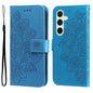Seven-petal Flowers Embossing Leather Phone Case, For Galaxy S25 Ultra 5G, For Galaxy S24 FE 5G