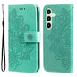 Seven-petal Flowers Embossing Leather Phone Case, For Galaxy S25 Ultra 5G, For Galaxy S24 FE 5G